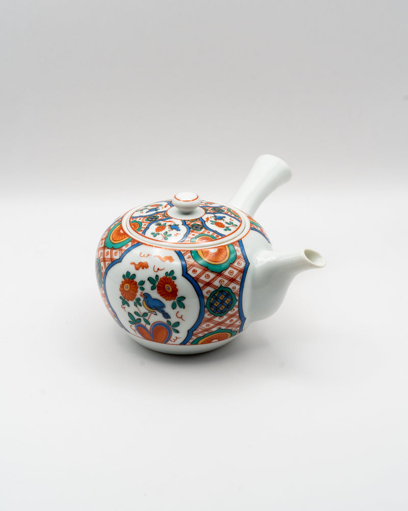 Arita-Yaki Tea Set - Kyusu & 5 Yunomi