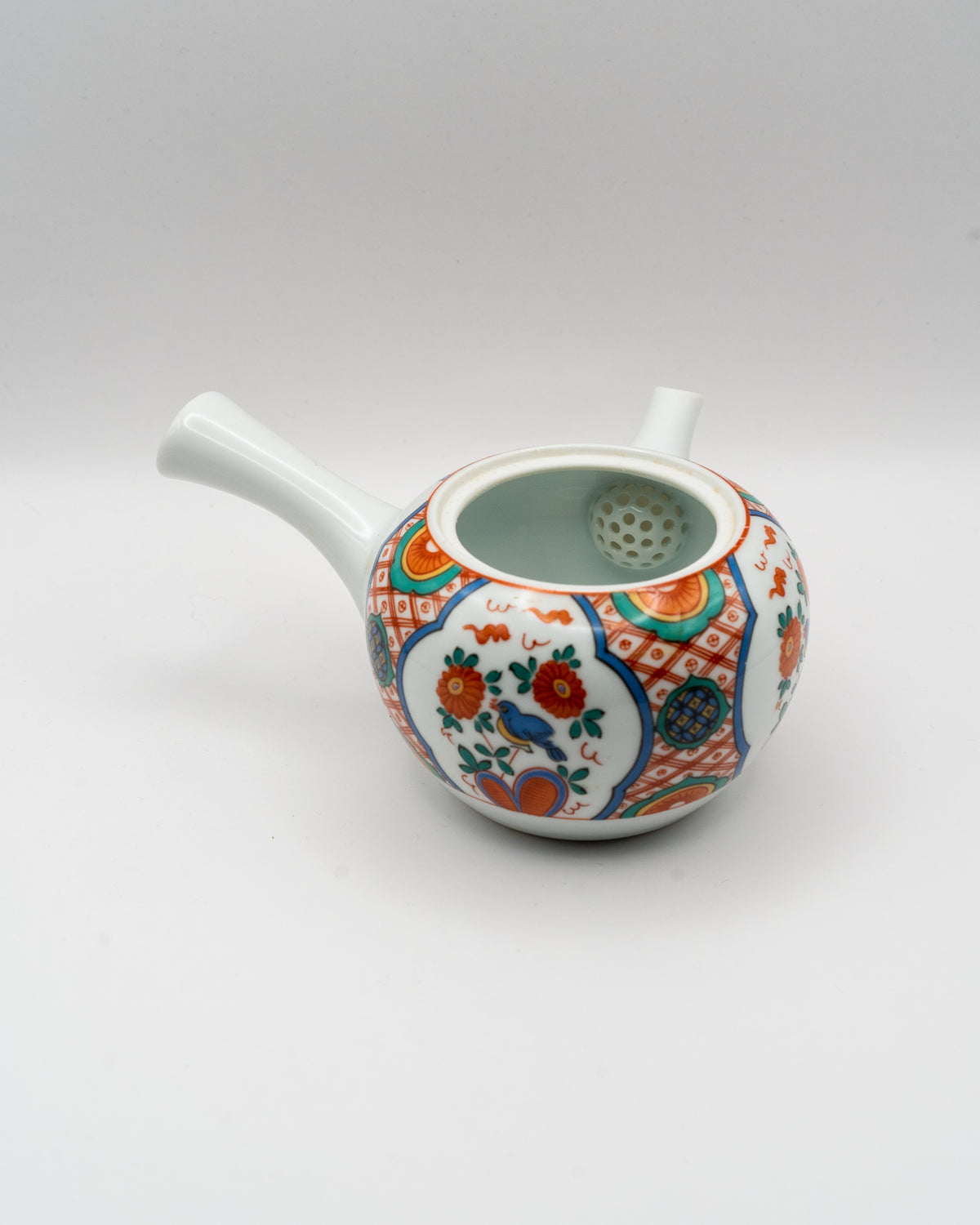 Arita-Yaki Tea Set - Kyusu & 5 Yunomi