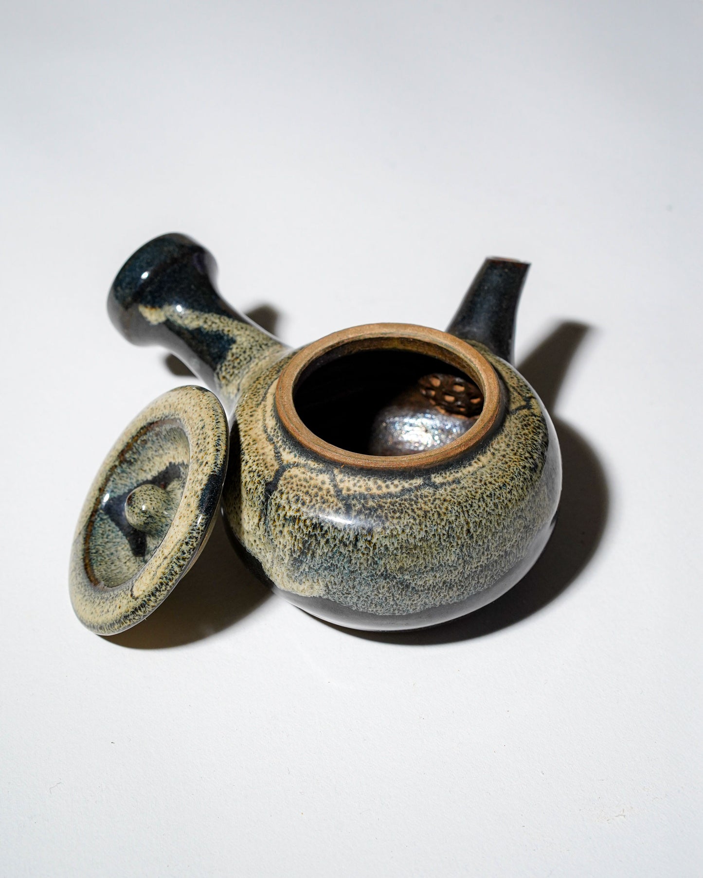 Vintage Japoński Zestaw Herbaciany – Kyusu & Czarki do Senchy (2 szt)