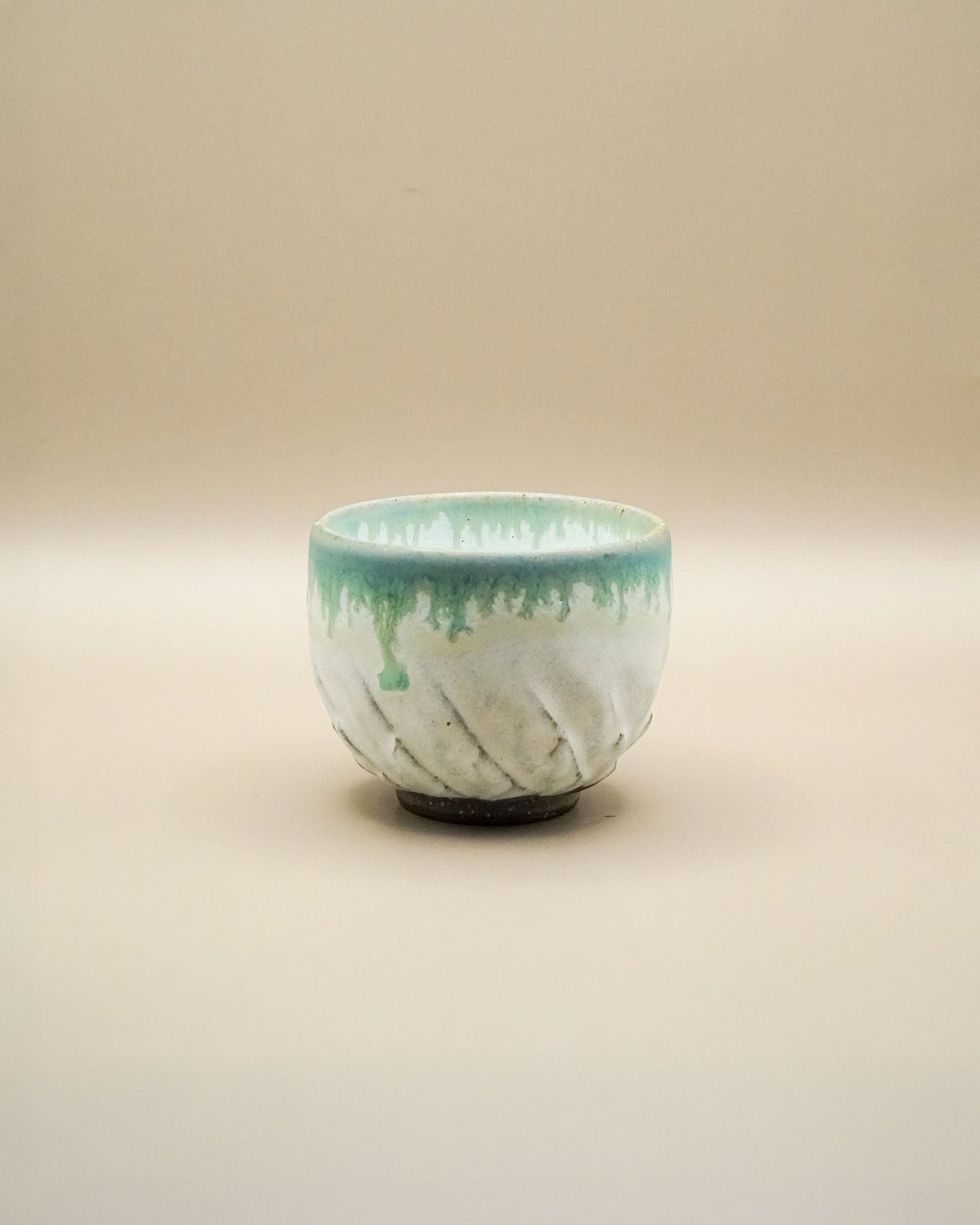 Mino - Yaki ceramiczne kubeczki na herbatę (dwa) - CIABA | JAPOŃSKA ZIELONA HERBATA