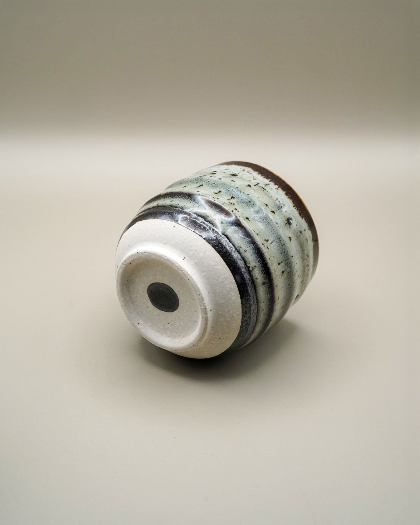 Mino - Yaki ceramiczne kubeczki na herbatę (jeden) - CIABA | JAPOŃSKA ZIELONA HERBATA