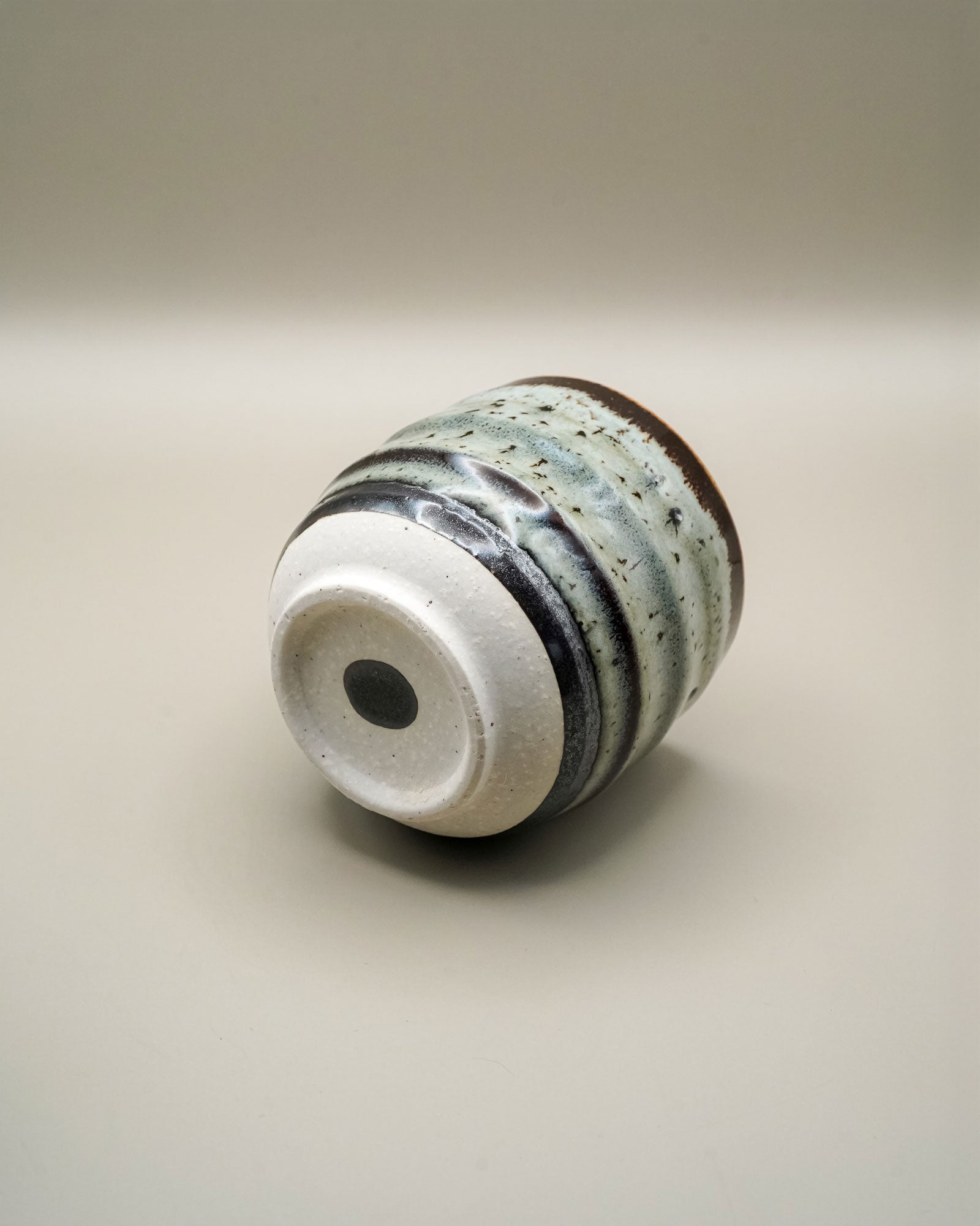 Mino - Yaki ceramiczne kubeczki na herbatę (jeden) - CIABA | JAPOŃSKA ZIELONA HERBATA