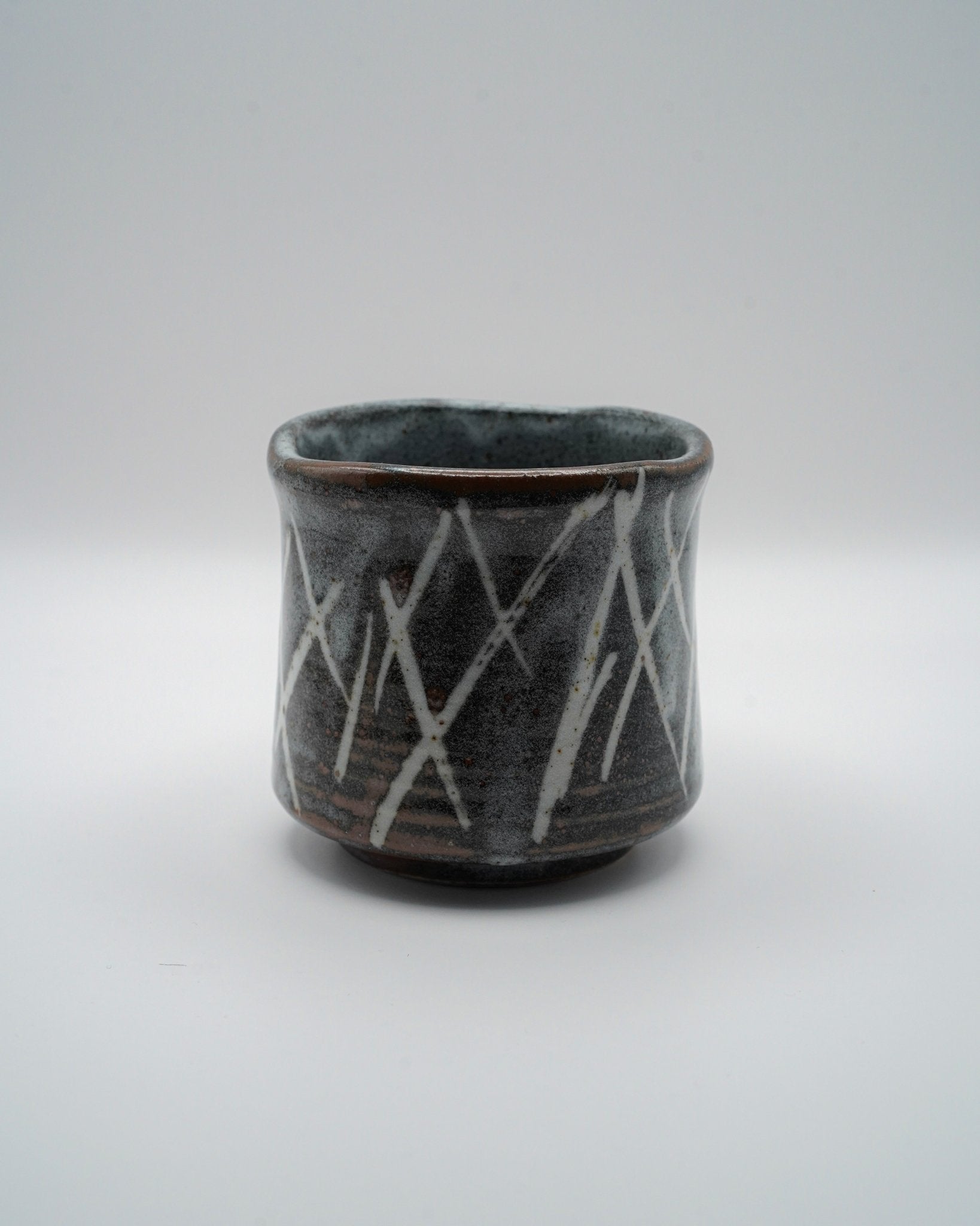 Mino - Yaki ceramiczne kubeczki na herbatę (jeden) - CIABA | JAPOŃSKA ZIELONA HERBATA