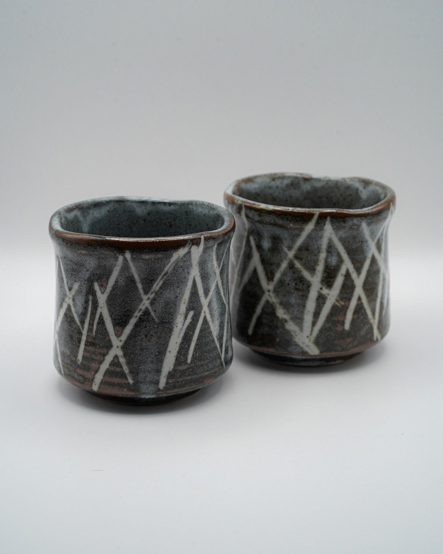 Mino - Yaki ceramiczne kubeczki na herbatę (jeden) - CIABA | JAPOŃSKA ZIELONA HERBATA