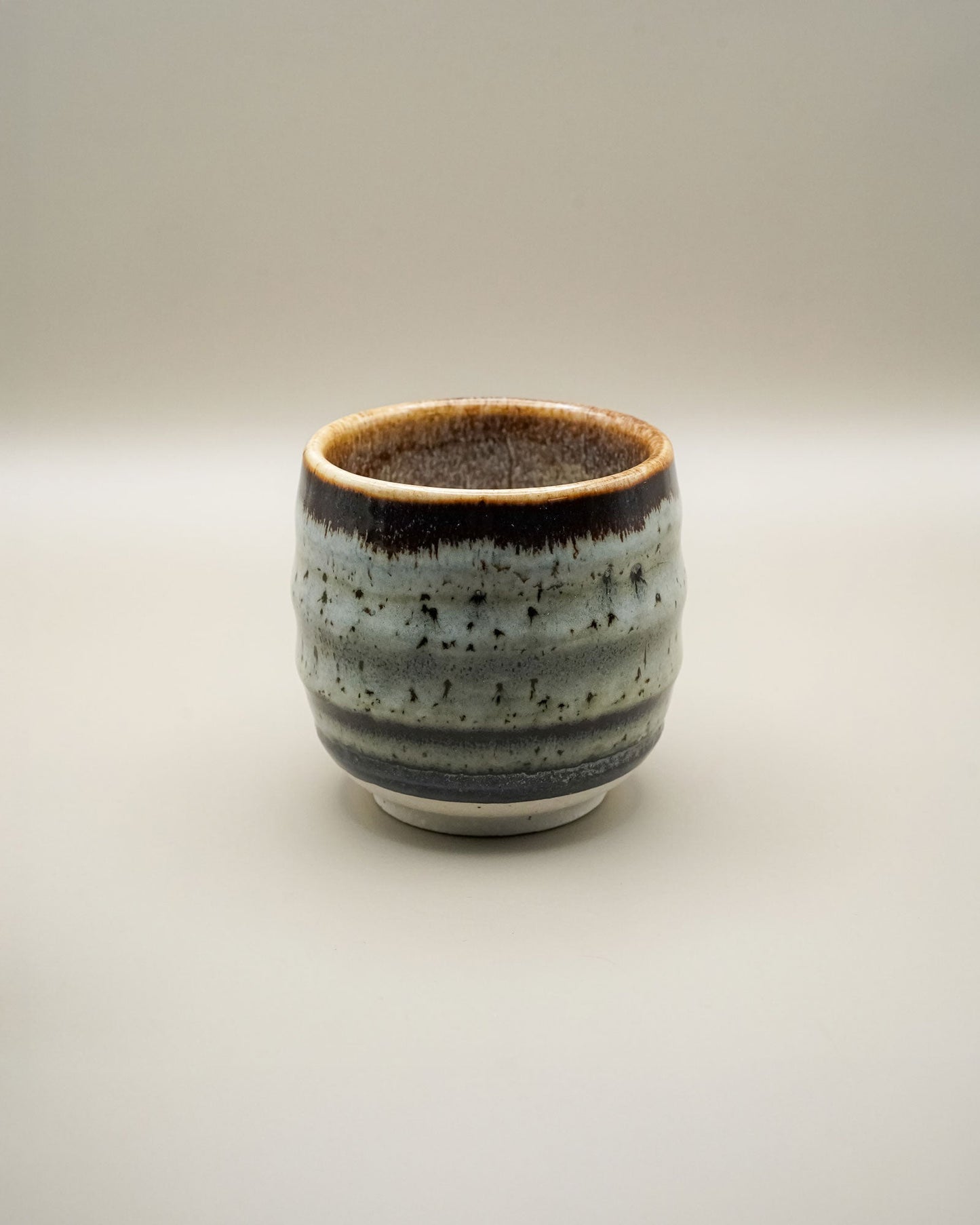 Mino - Yaki ceramiczne kubeczki na herbatę (jeden) - CIABA | JAPOŃSKA ZIELONA HERBATA