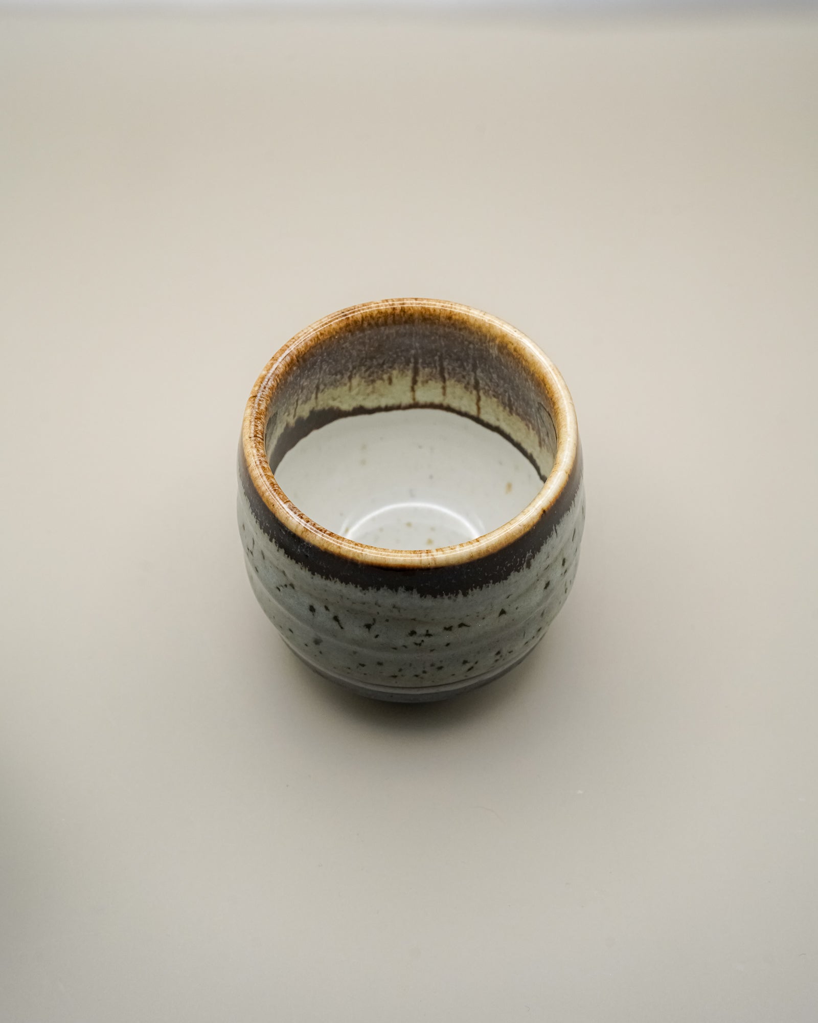 Mino - Yaki ceramiczne kubeczki na herbatę (jeden) - CIABA | JAPOŃSKA ZIELONA HERBATA