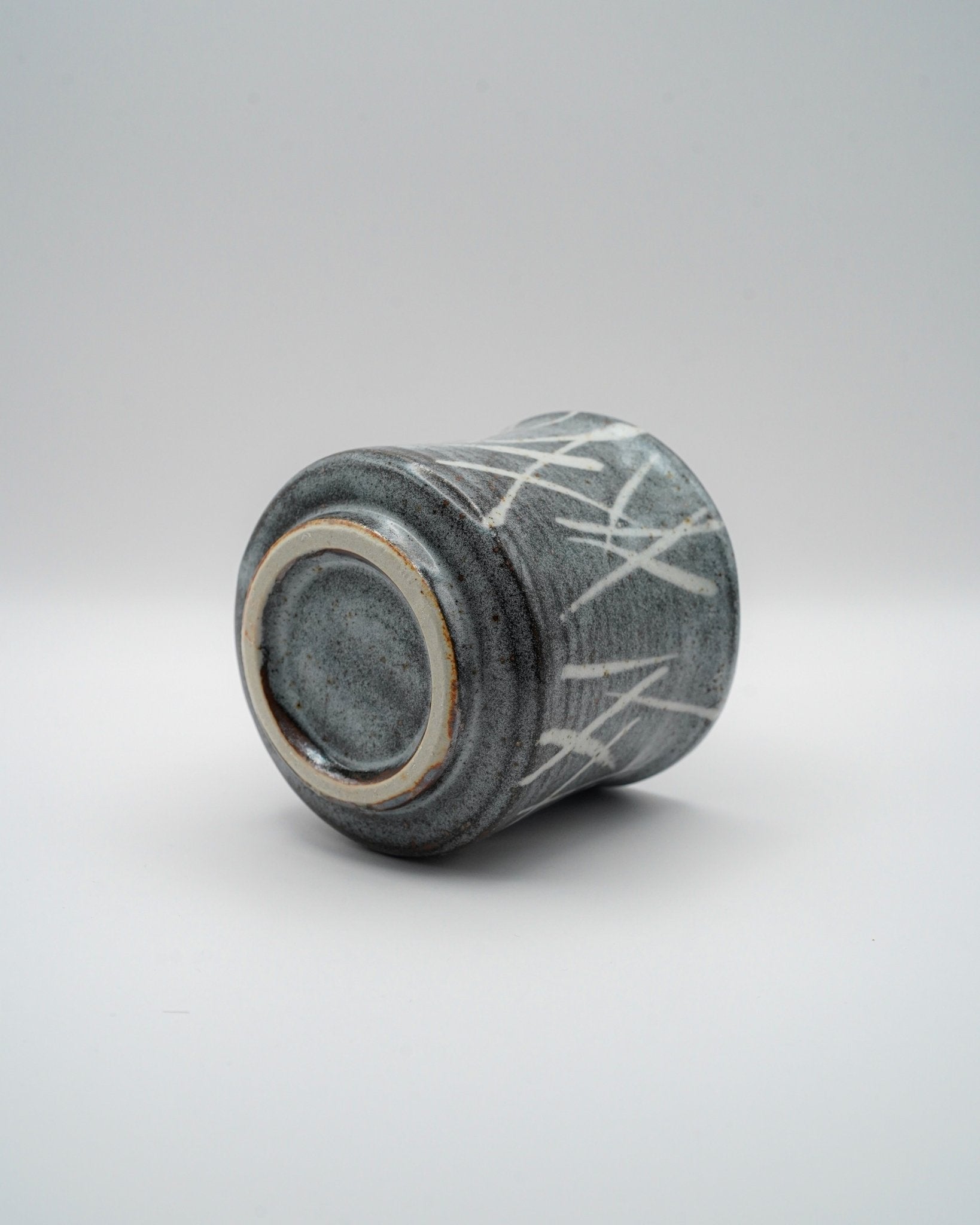 Mino - Yaki ceramiczne kubeczki na herbatę (jeden) - CIABA | JAPOŃSKA ZIELONA HERBATA