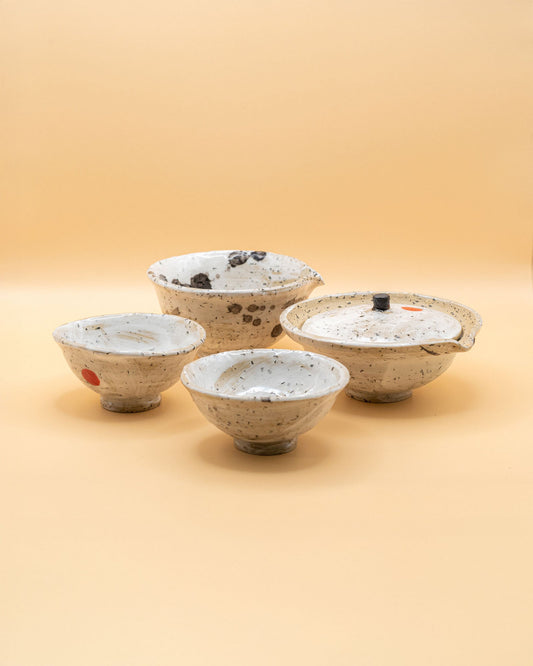 Red Dot Shiboridashi Tea Set - Artur Rej - CIABA | JAPOŃSKA ZIELONA HERBATA