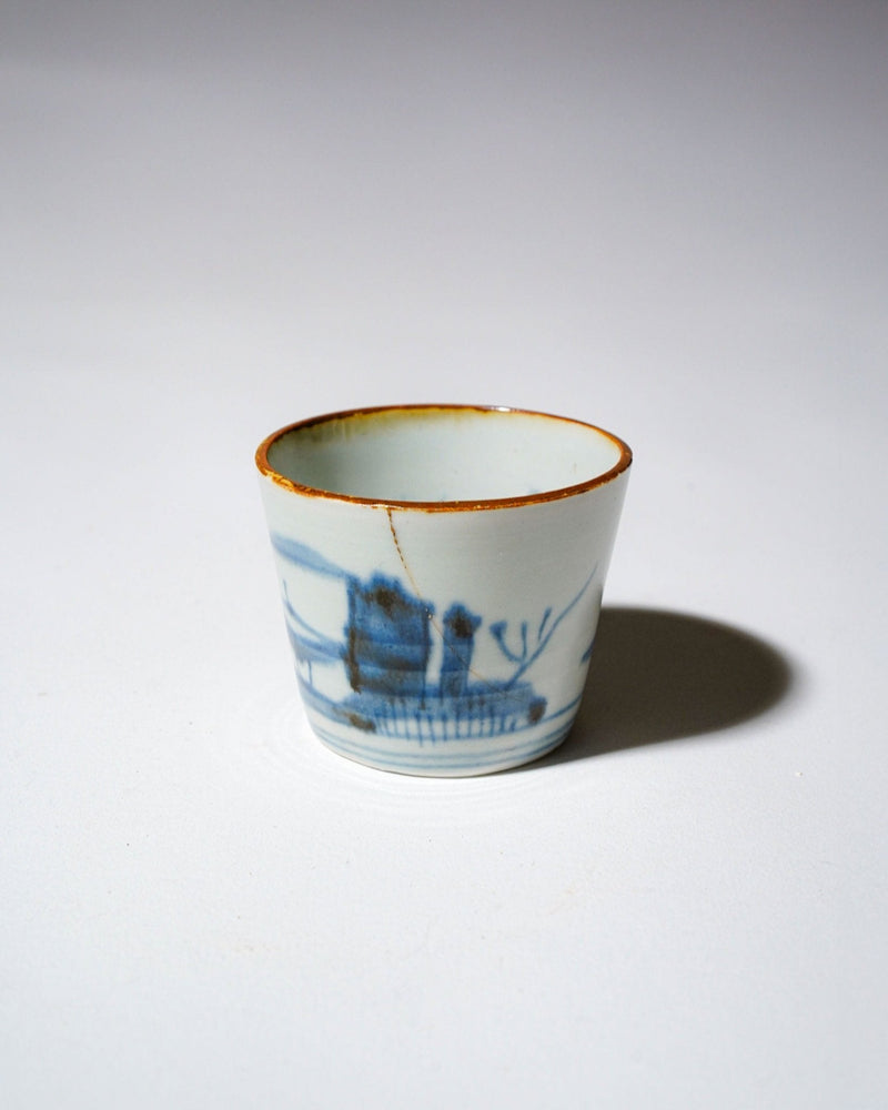 Vintage ceramiczne kubeczki na herbatę - CIABA | JAPOŃSKA ZIELONA HERBATA