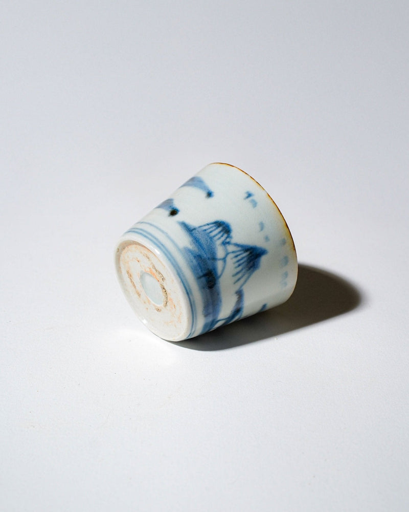 Vintage ceramiczne kubeczki na herbatę - CIABA | JAPOŃSKA ZIELONA HERBATA