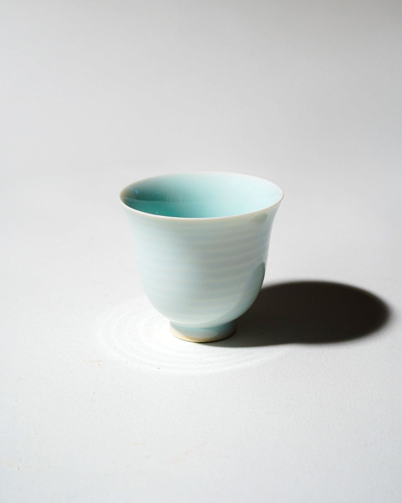 Vintage ceramiczne kubeczki na herbatę (Dwa) - CIABA | JAPOŃSKA ZIELONA HERBATA