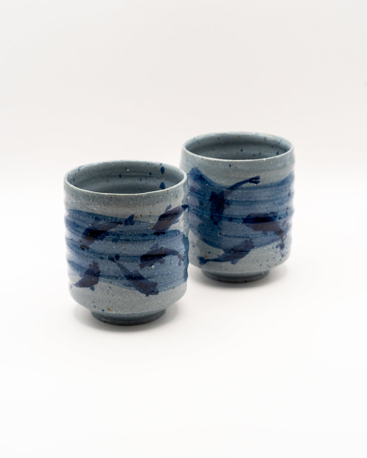 Yunomi (dwa) - Sabina Benčíková (Struktura Ceramics) - CIABA | JAPOŃSKA ZIELONA HERBATA